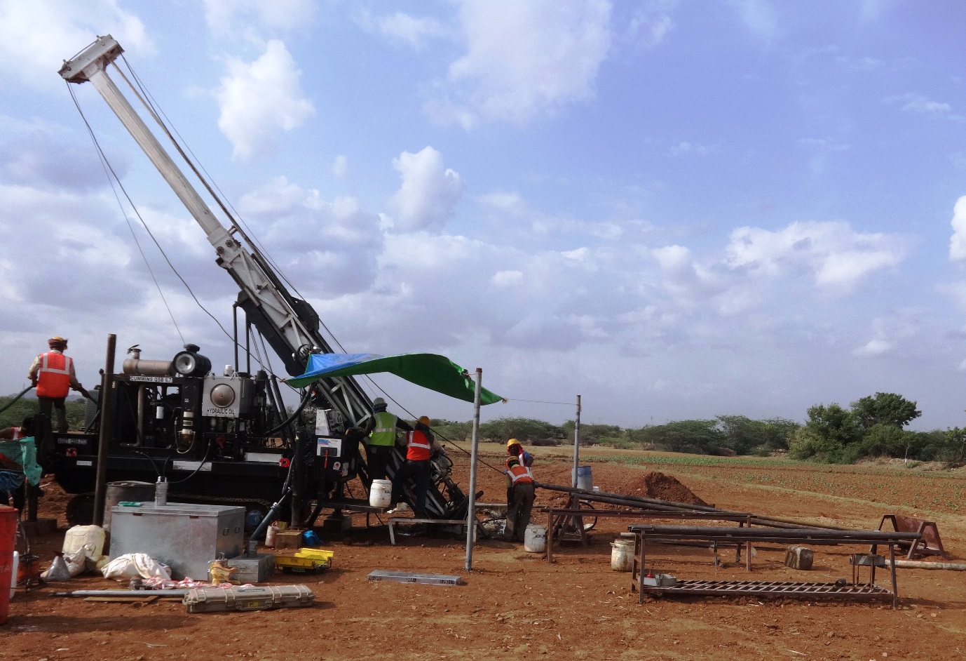 Drilling Management for Gold Exploration in Southern India, 2016